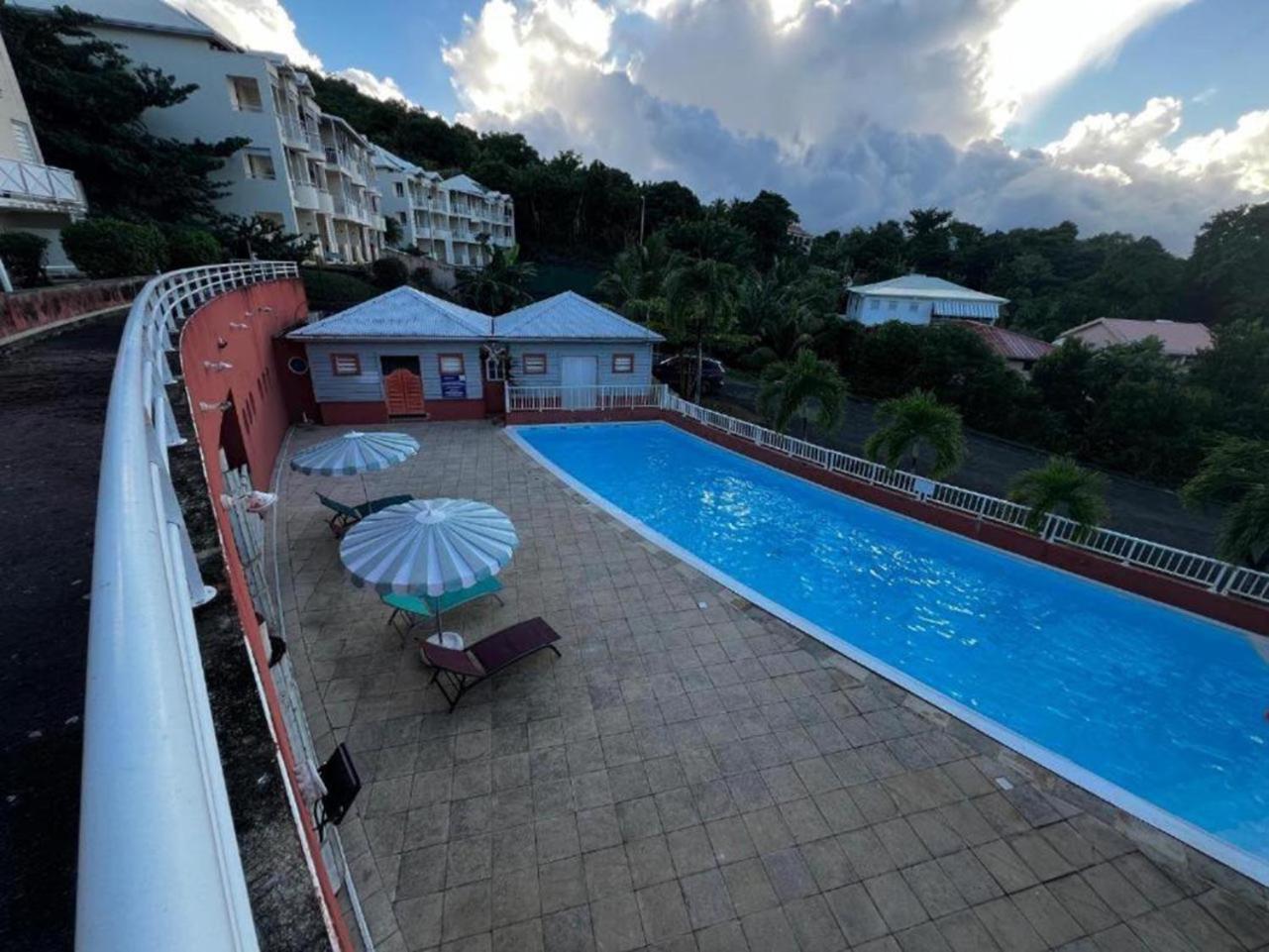 Studio Le Pipiri Piscine Vue Mer Residence Securisee La Trinité Dış mekan fotoğraf